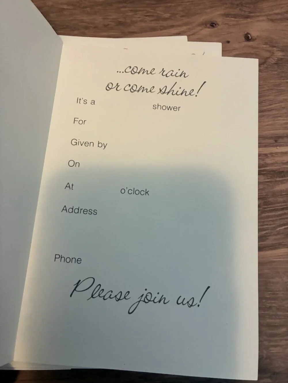 Vintage 1980 American Greetings Theres Going to be a Shower Invitations